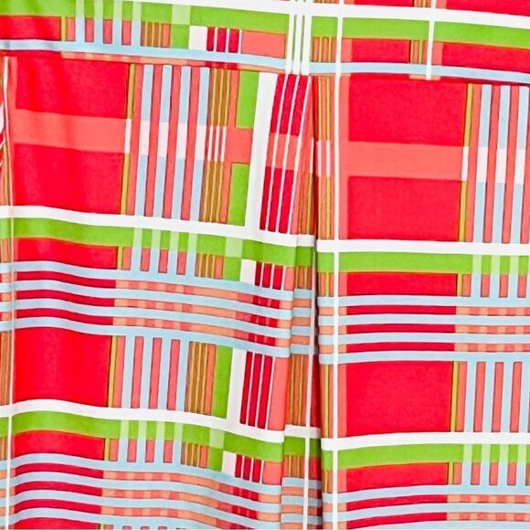 Jude Connally Cloth Top Multicolor Geometric Collar Long Sleeve Pullover Shirt - Picture 7 of 12